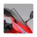 CBR650R High Wind Screen Smoke Grey