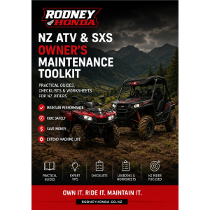 NZ ATV & SXS Owner’s Maintenance Toolkit